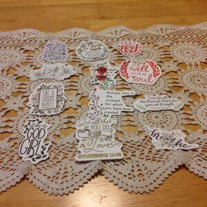 Bible Quotes and Christian Inspiration Stickers Bundle